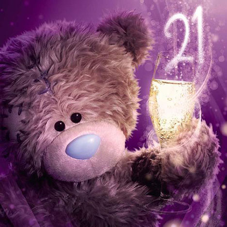 3D Holographic 21st Birthday Me to You Bear Card £2.99